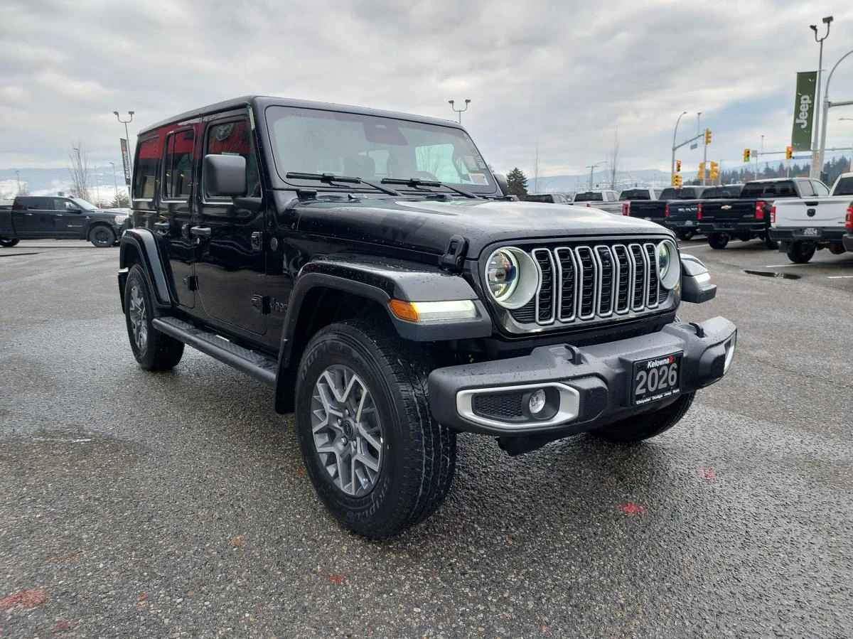 New 2026 Black Jeep Sahara 4 Door 4x4 image 3
