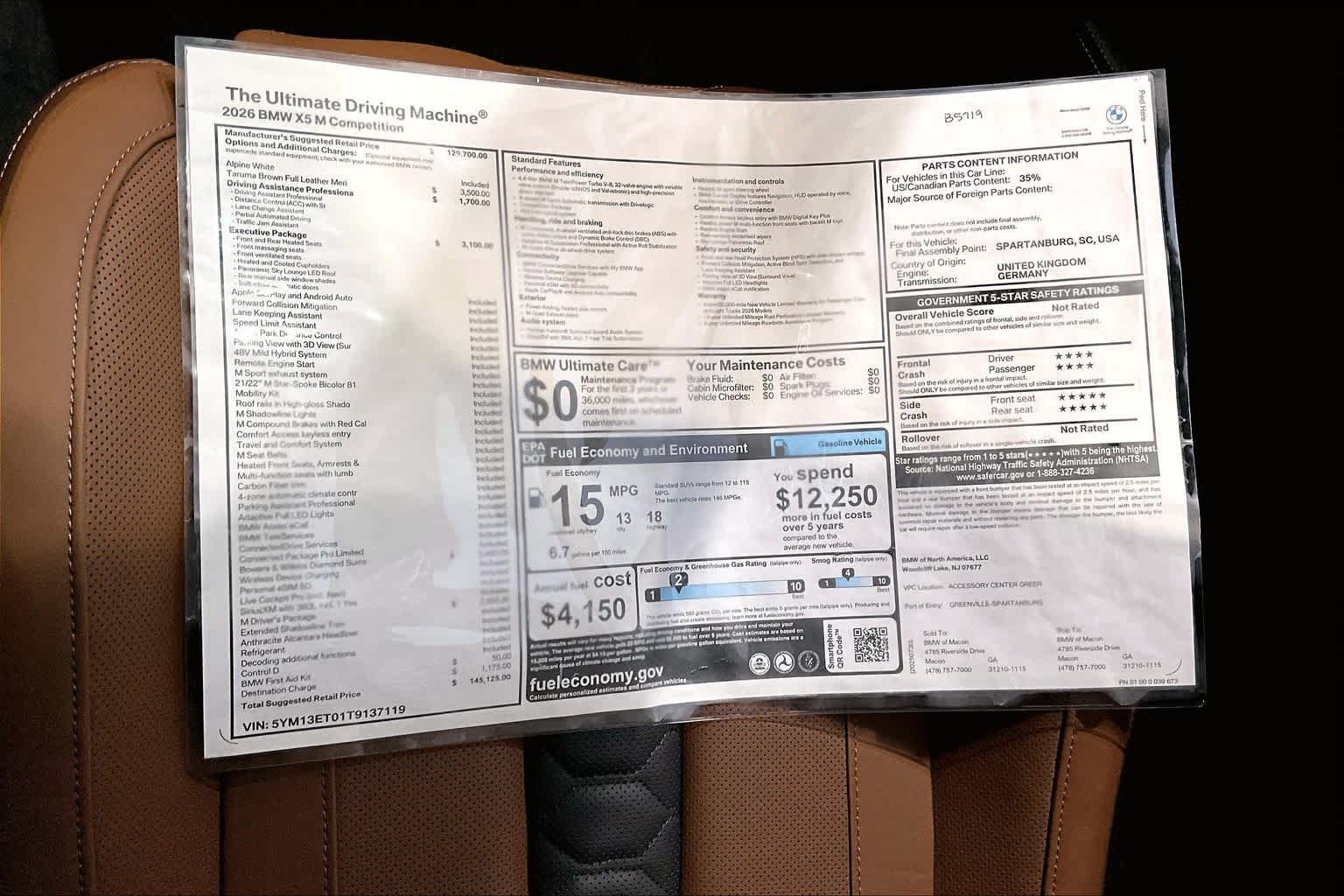 2026 BMW X5 M X5 M - Photo 18
