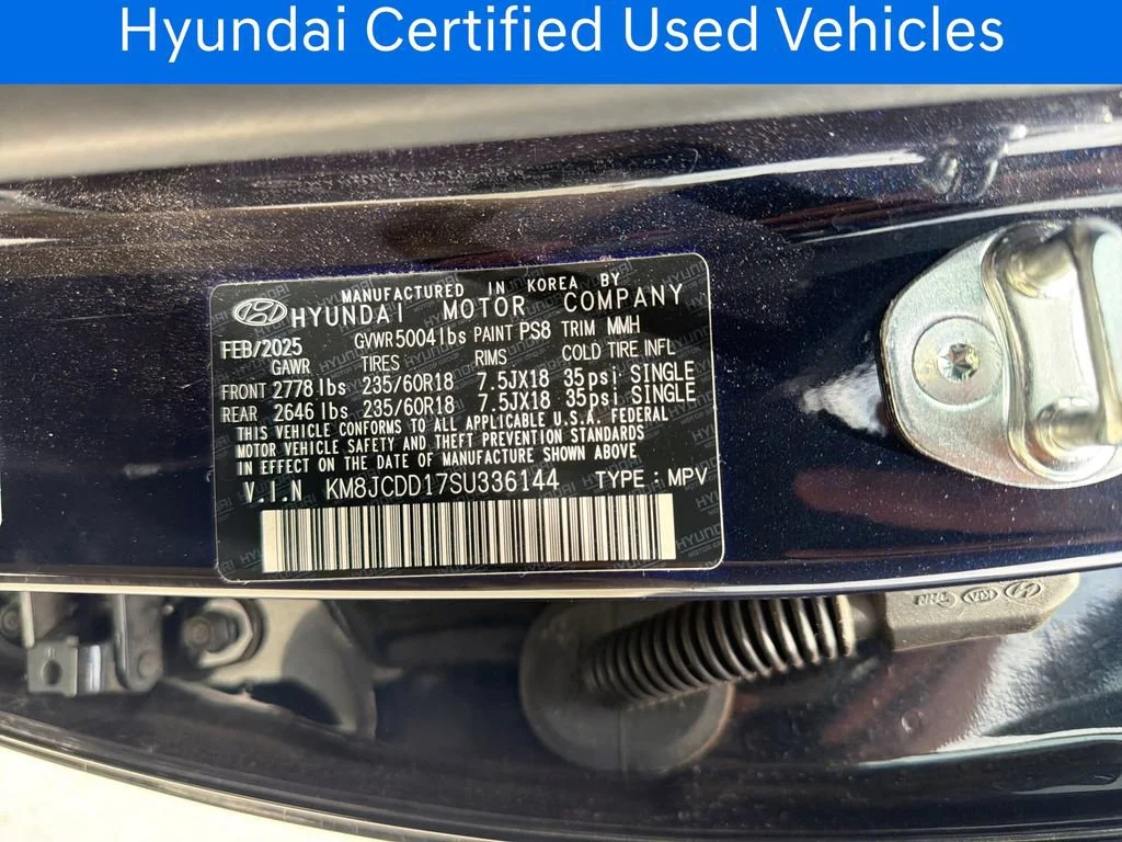 Certified Pre-Owned 2025 Hyundai Tucson Hybrid SEL Convenience