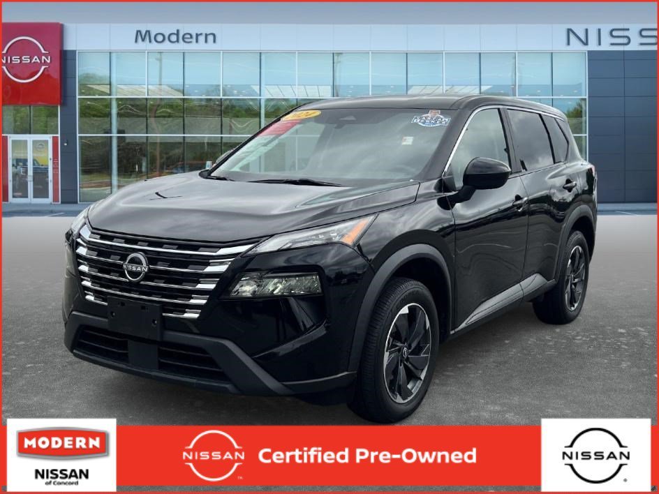 Certified Used 2024 Super Black Nissan SV image 1