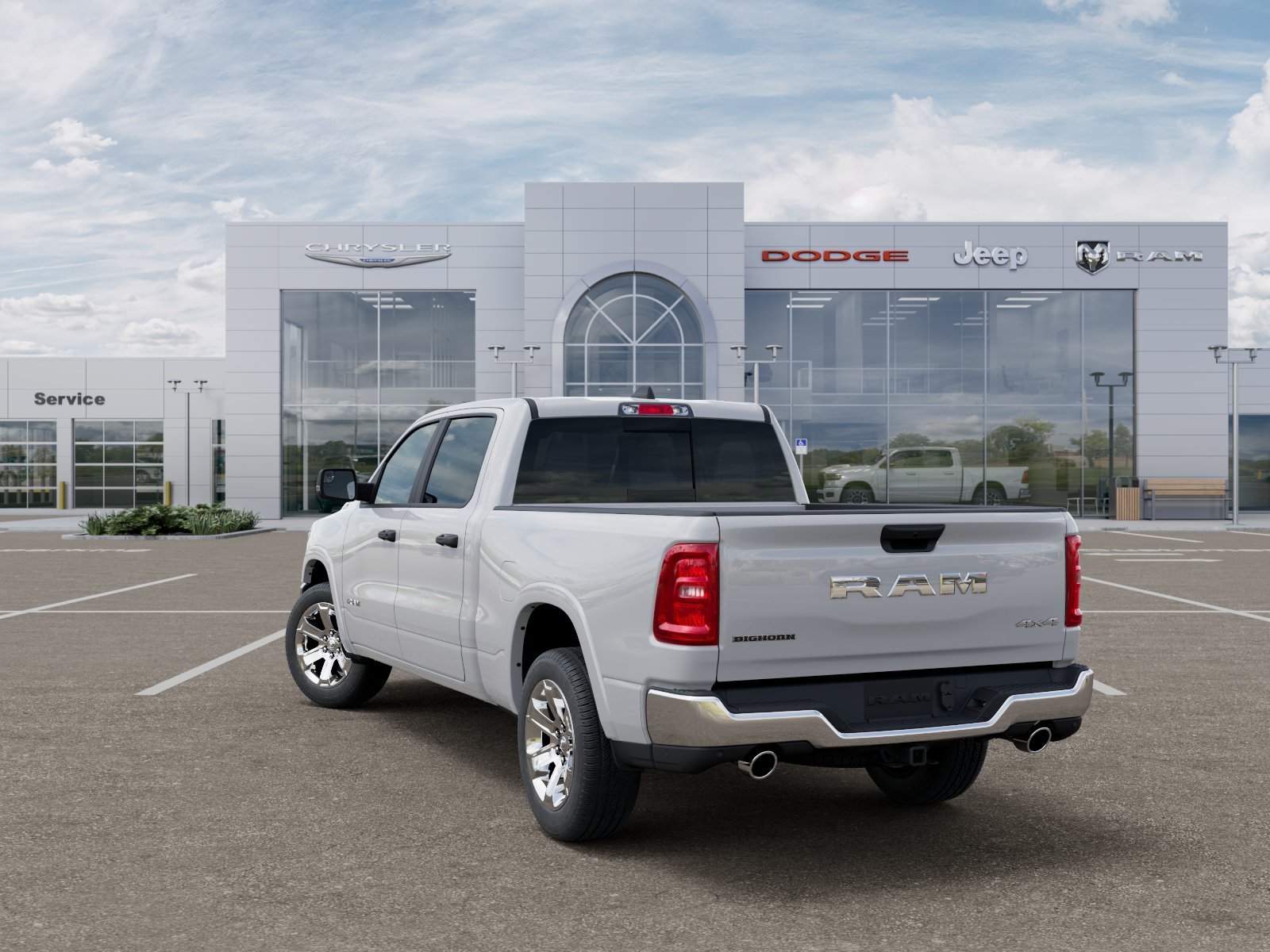 New 2026 Bright White Clear-Coat Exterior Paint RAM Big Horn/Lone Star image 30