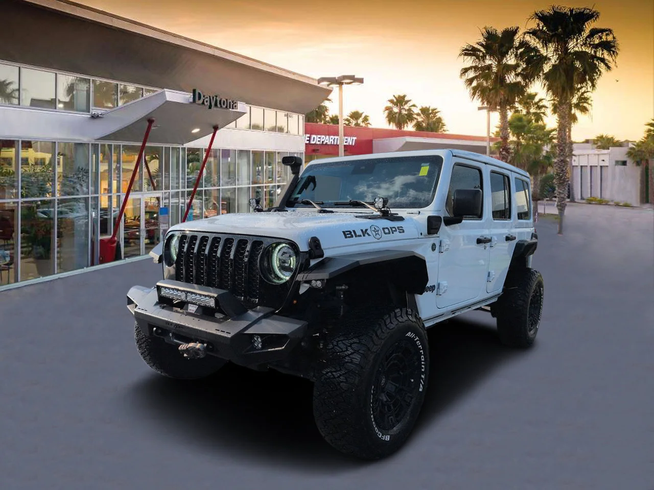 Used 2024 Bright White Clearcoat Jeep Willys image 7