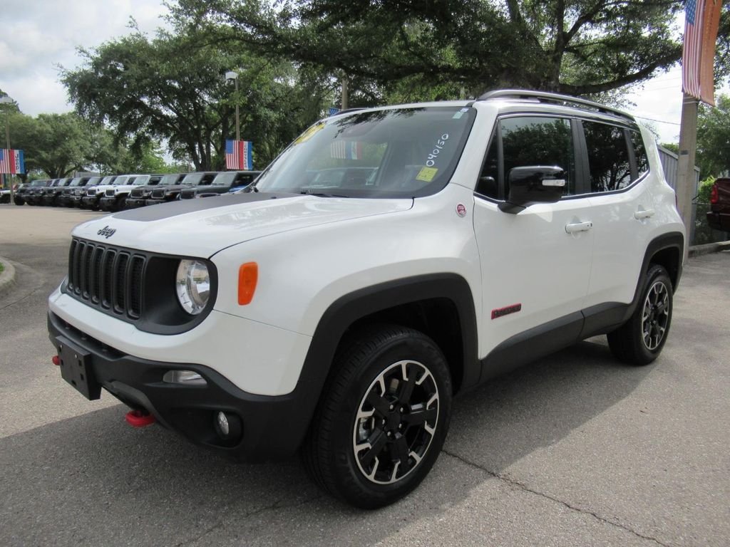 Certified Used 2023 White Jeep Trailhawk image 3