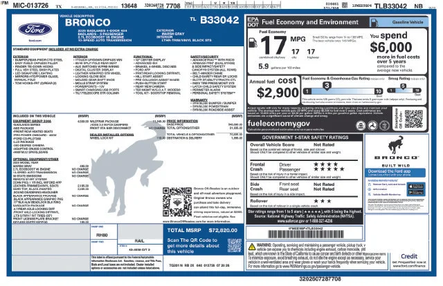 New 2026 Marsh Gray Ford Badlands® image 45