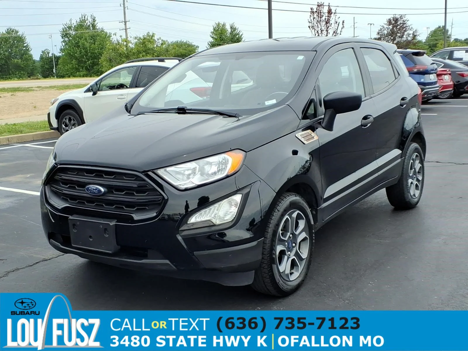 Used 2020 Ford Ecosport S with VIN MAJ3S2FE1LC361851 for sale in O'Fallon, MO