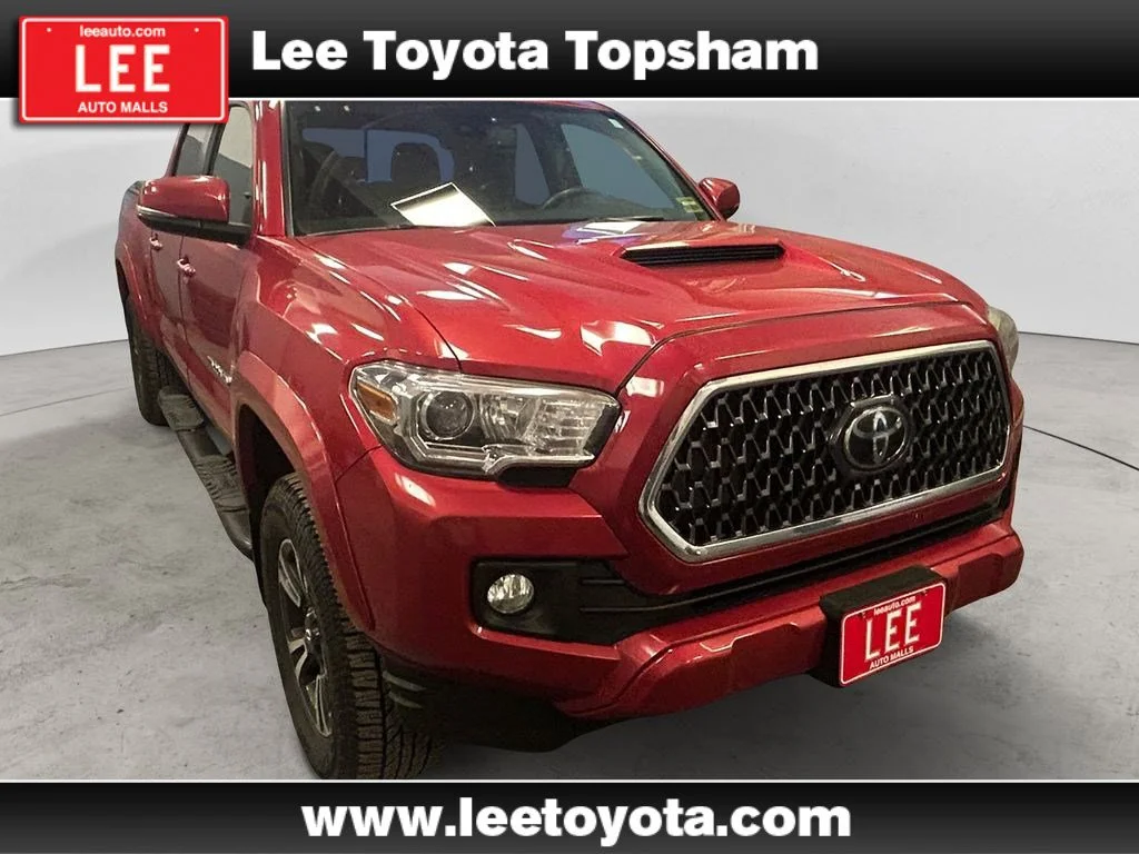 Used 2019 Barcelona Red Metallic Toyota TRD Sport image 7