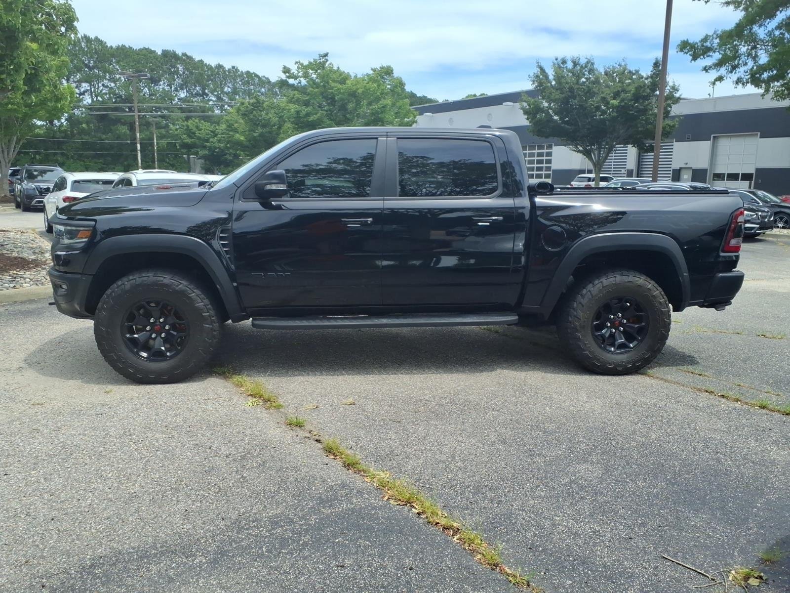 Used 2021 Diamond Black Crystal Pearlcoat Ram TRX image 9