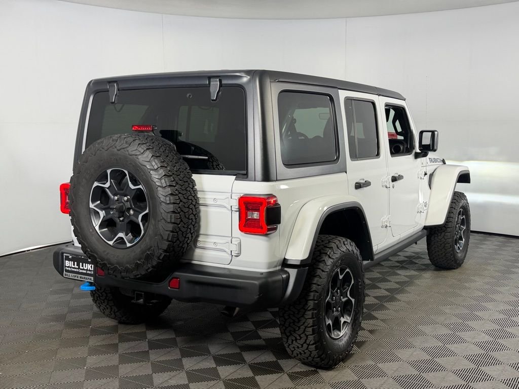 Used 2023 White Jeep Rubicon 4xe image 5