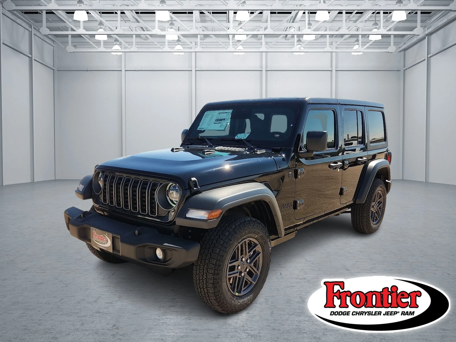 New 2027 Black Clear-Coat Paint Jeep 4-DOOR SPORT S image 1