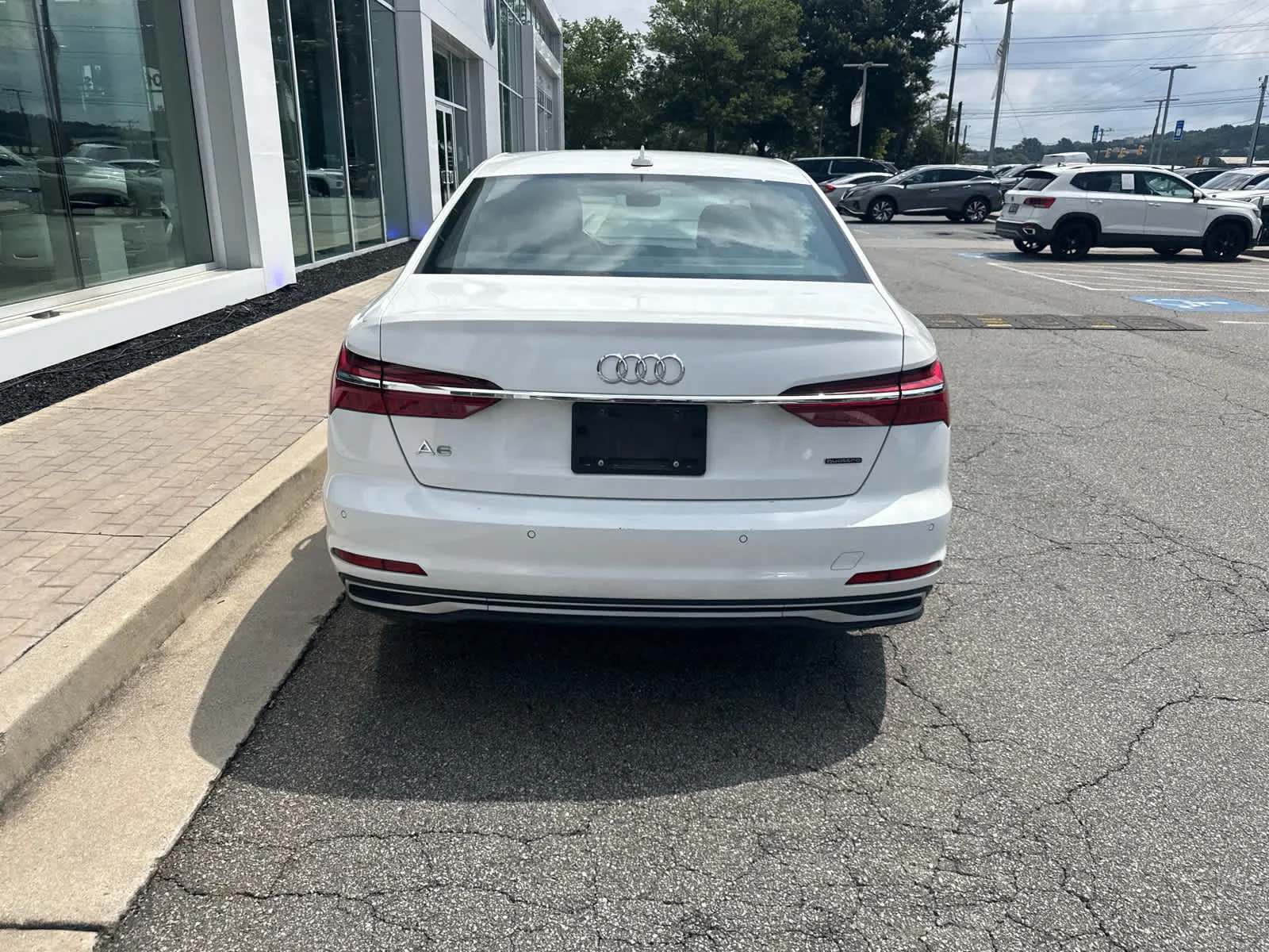 Used 2024 Glacier White Metallic Audi Premium Plus image 6