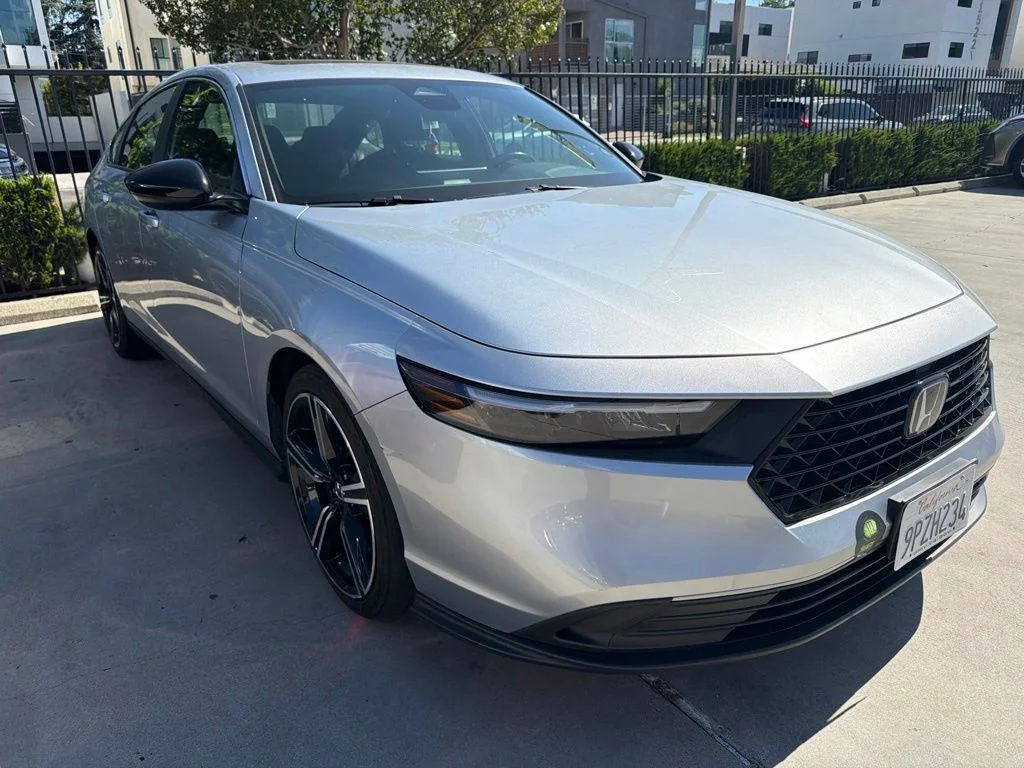 Certified Used 2025 Silver Metallic Honda Sport image 1