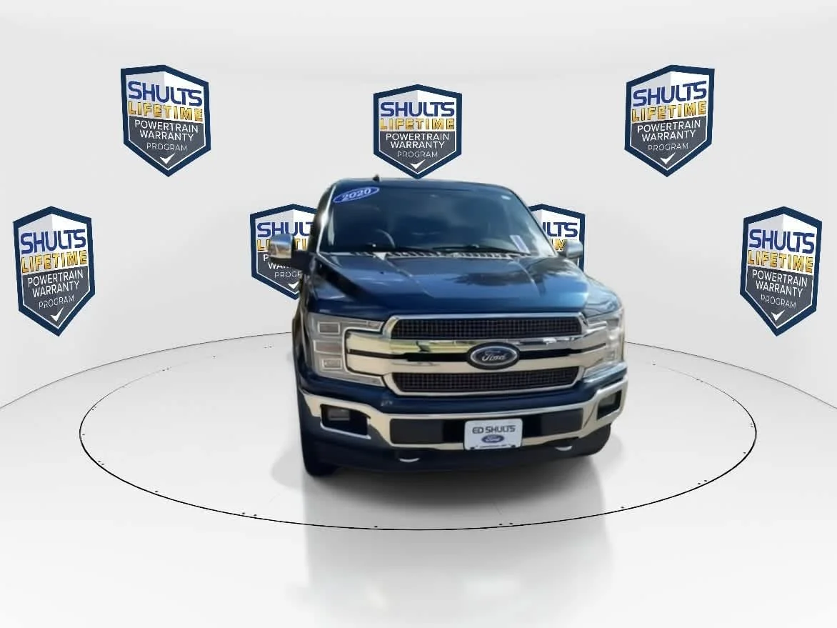 Used 2020 Blue Jeans/Stone Gray Ford King Ranch image 3
