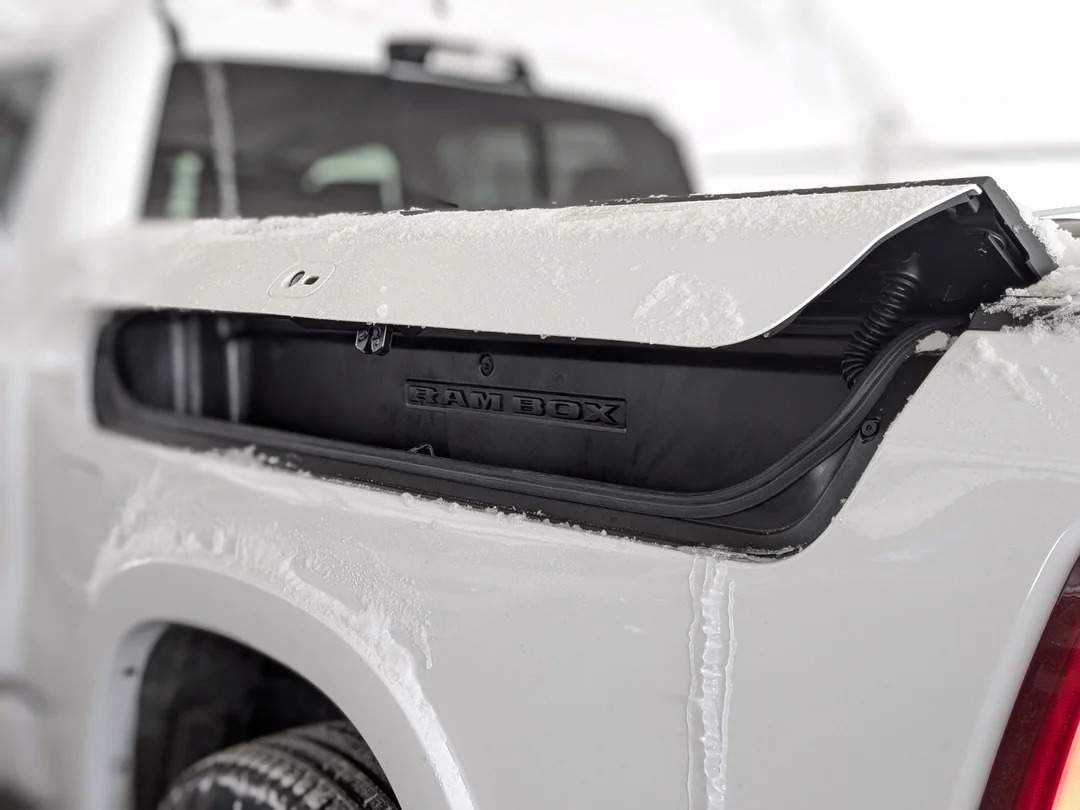 New 2026 White RAM Tungsten - - 4x4 - Hurricane HO Turbo - Multi-Function Tailgate - Prem Lthr & More! image 11