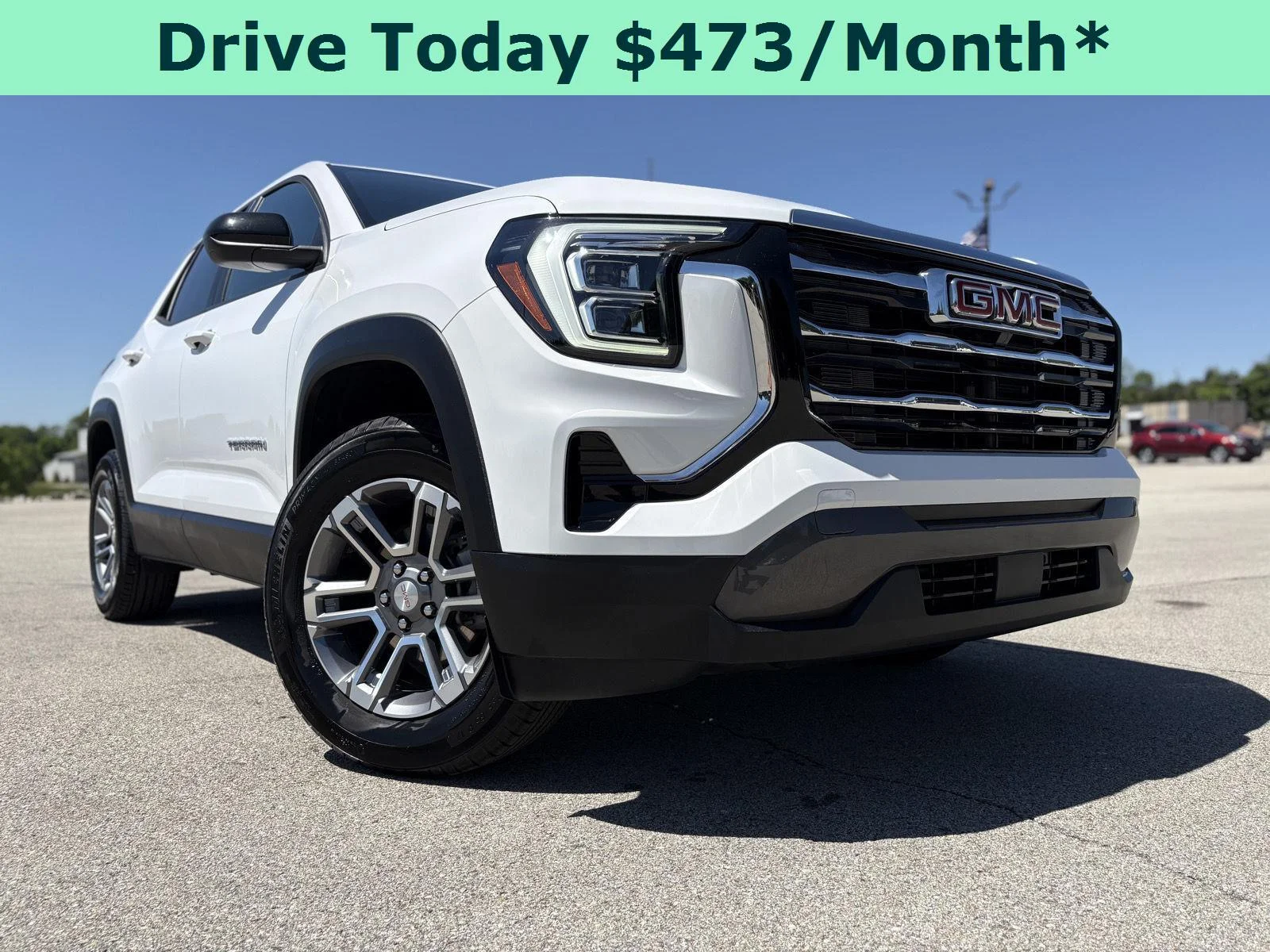 Used 2026 Summit White GMC FWD Elevation image 2