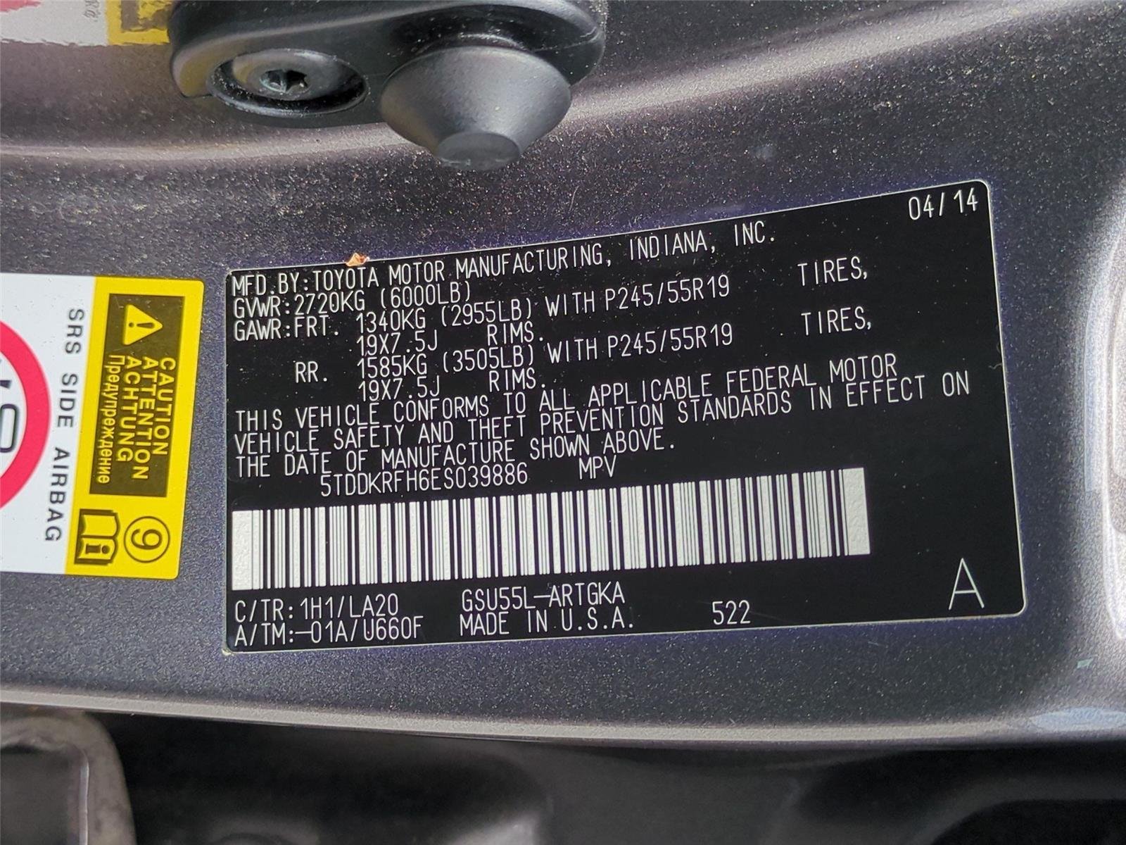 Used 2014 PREDAWN GRAY MICA TOYOTA  image 44