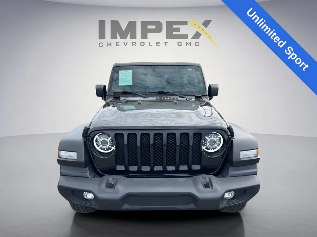 Used 2021 Black Jeep Unlimited Sport S image 8