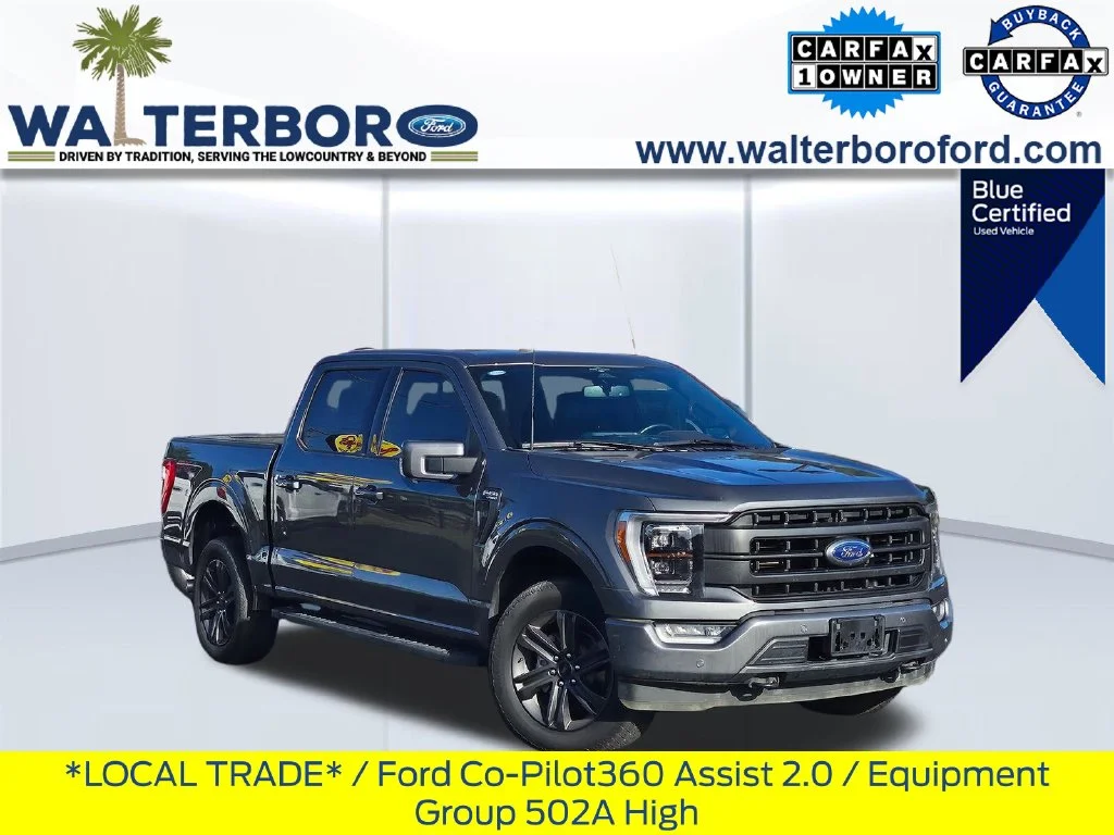 Certified Used 2023 Gray Ford Lariat image 1