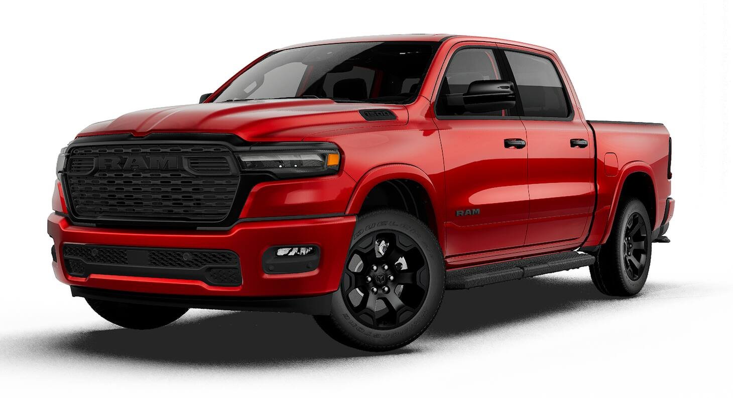 New 2027 Molten Red Pearl-Coat Exterior Paint RAM Big Horn/Lone Star image 13