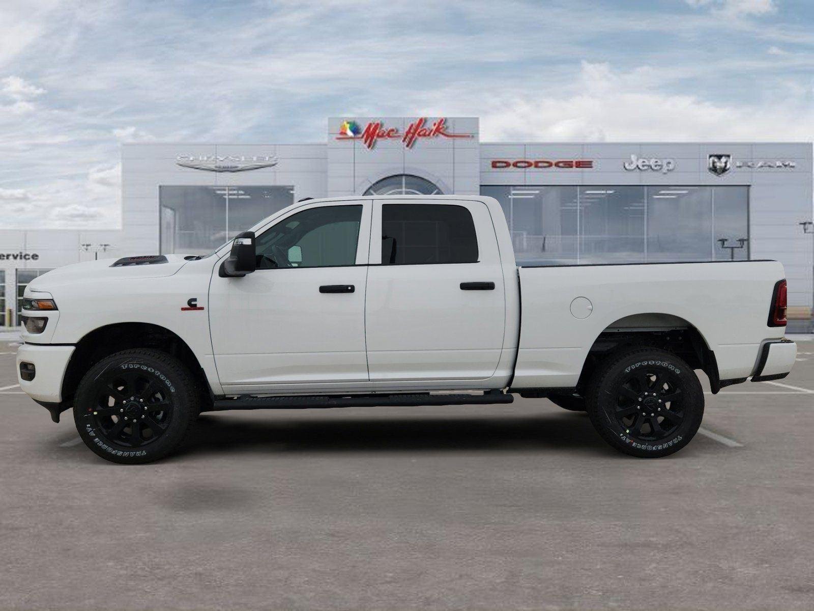 New 2026 Bright White Clear-Coat Exterior Paint RAM Black Express image 2