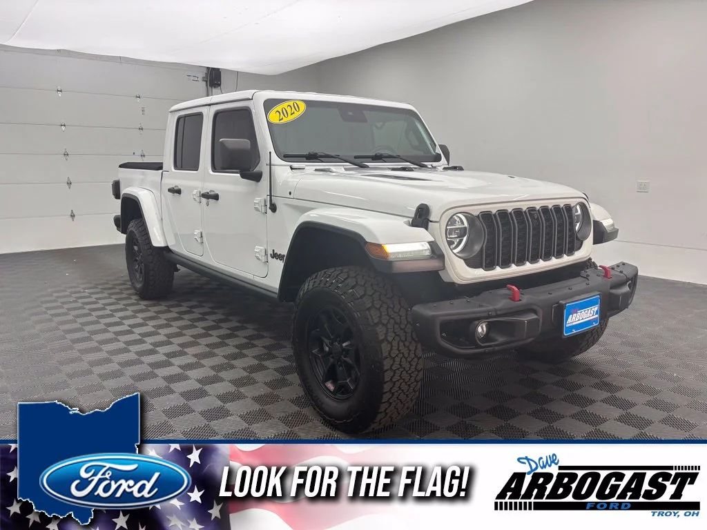 Used 2020 White Jeep Rubicon image 1