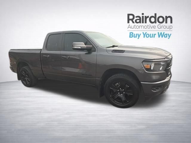 Used 2020 Granite Crystal Metallic Clearcoat Ram Big Horn image 1