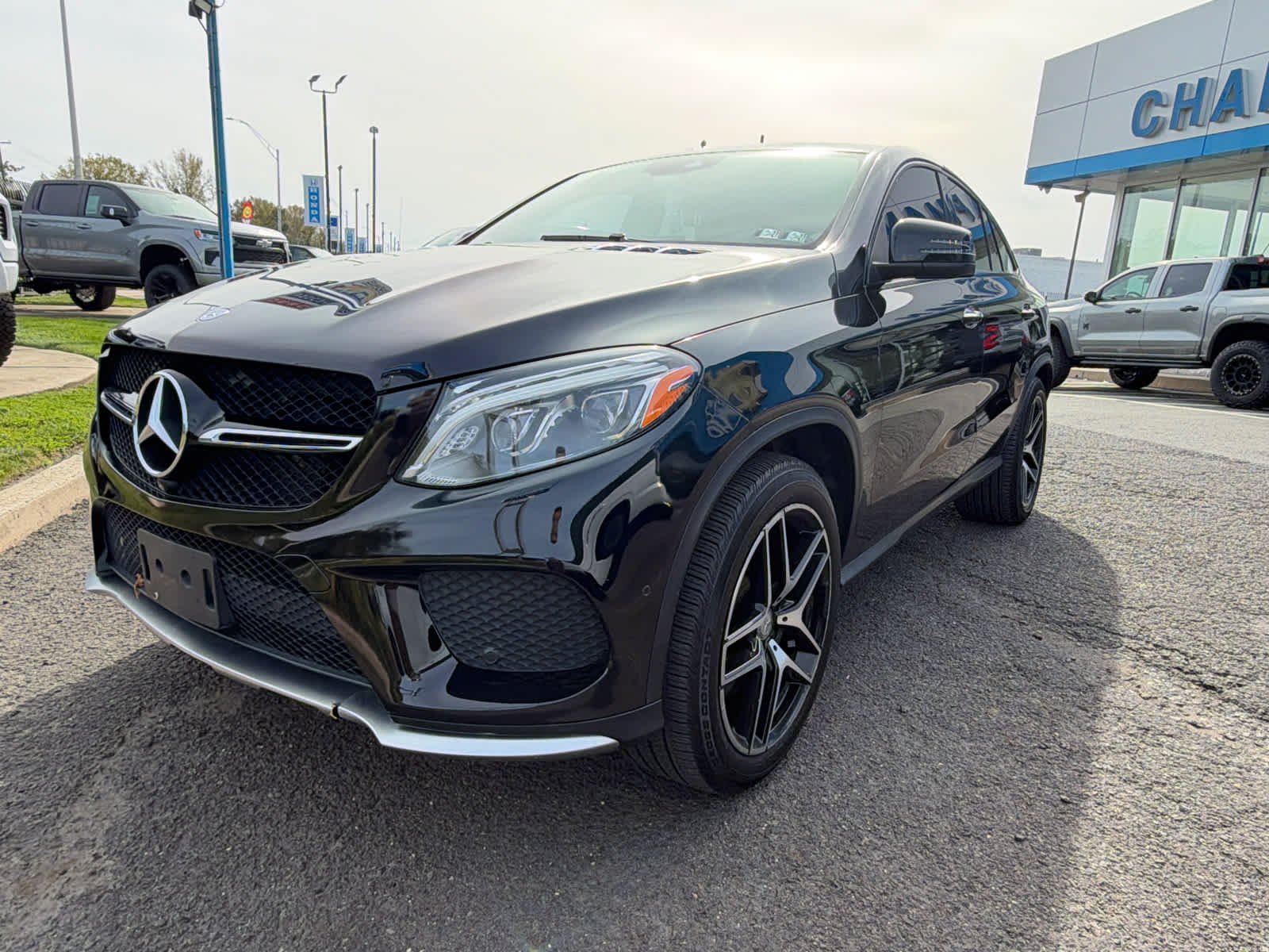 Used 2016 Obsidian Black Metallic Mercedes-Benz GLE 450 AMG® image 3