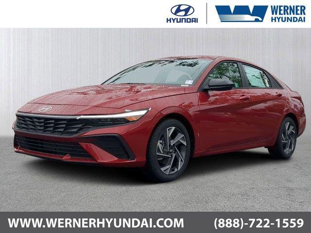 New 2025 Red Hyundai SEL Sport image 1