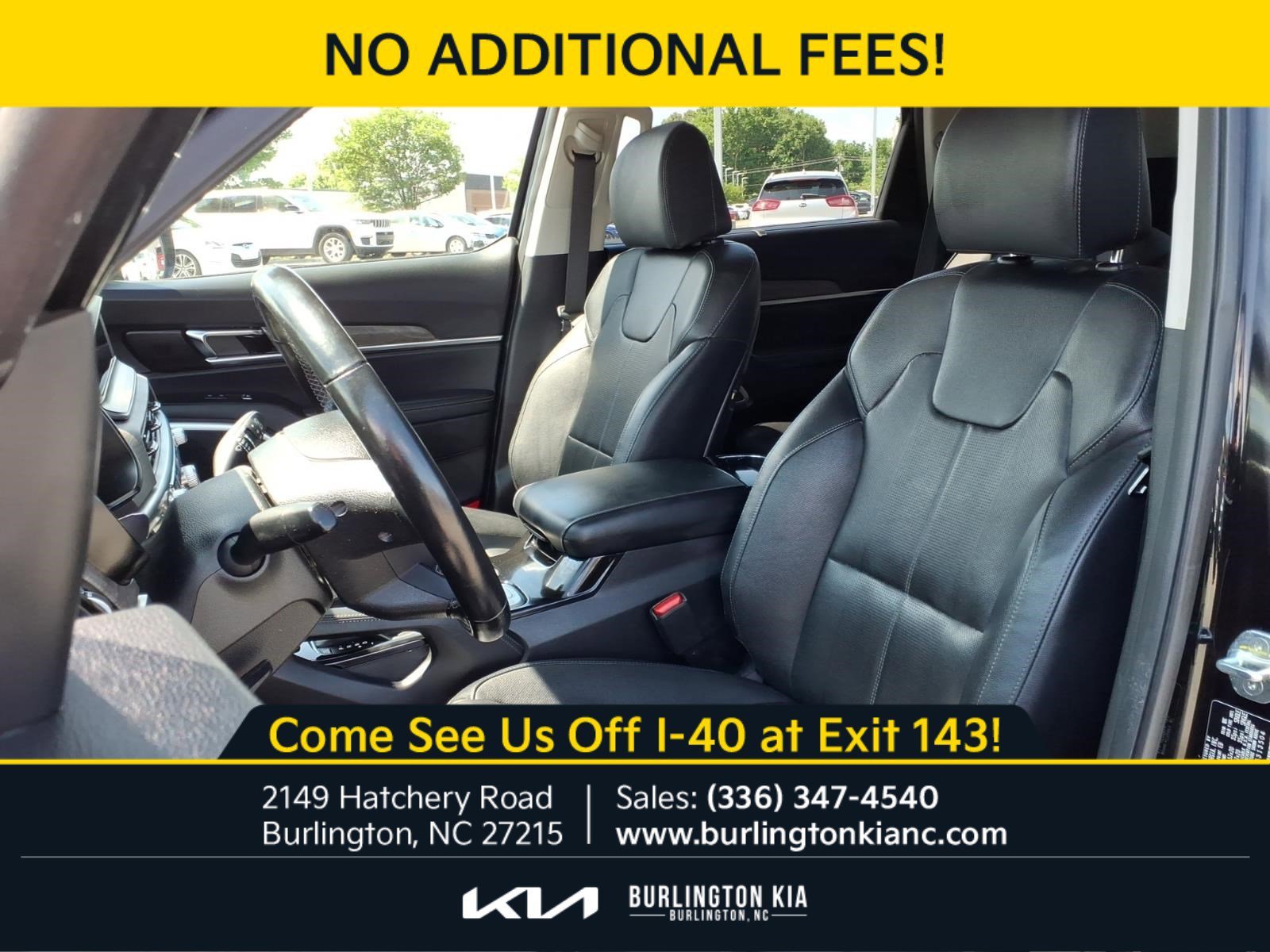Certified Used 2022 Ebony Black Kia EX image 3