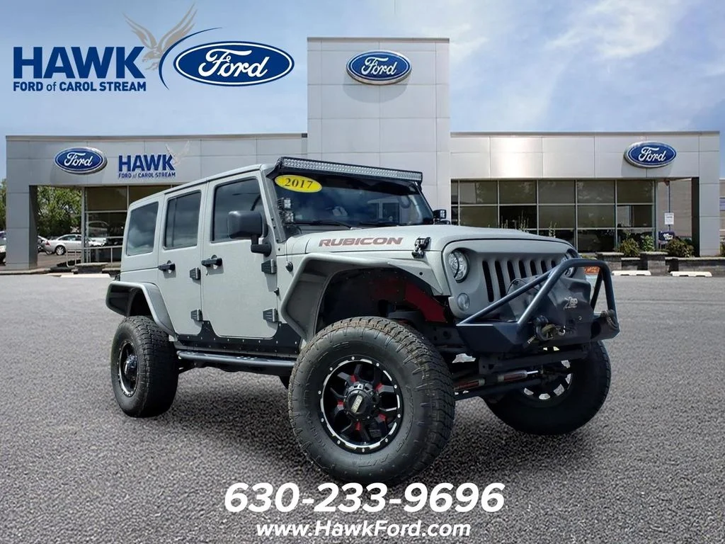 Used 2017 Black Clearcoat Jeep Unlimited Rubicon image 1