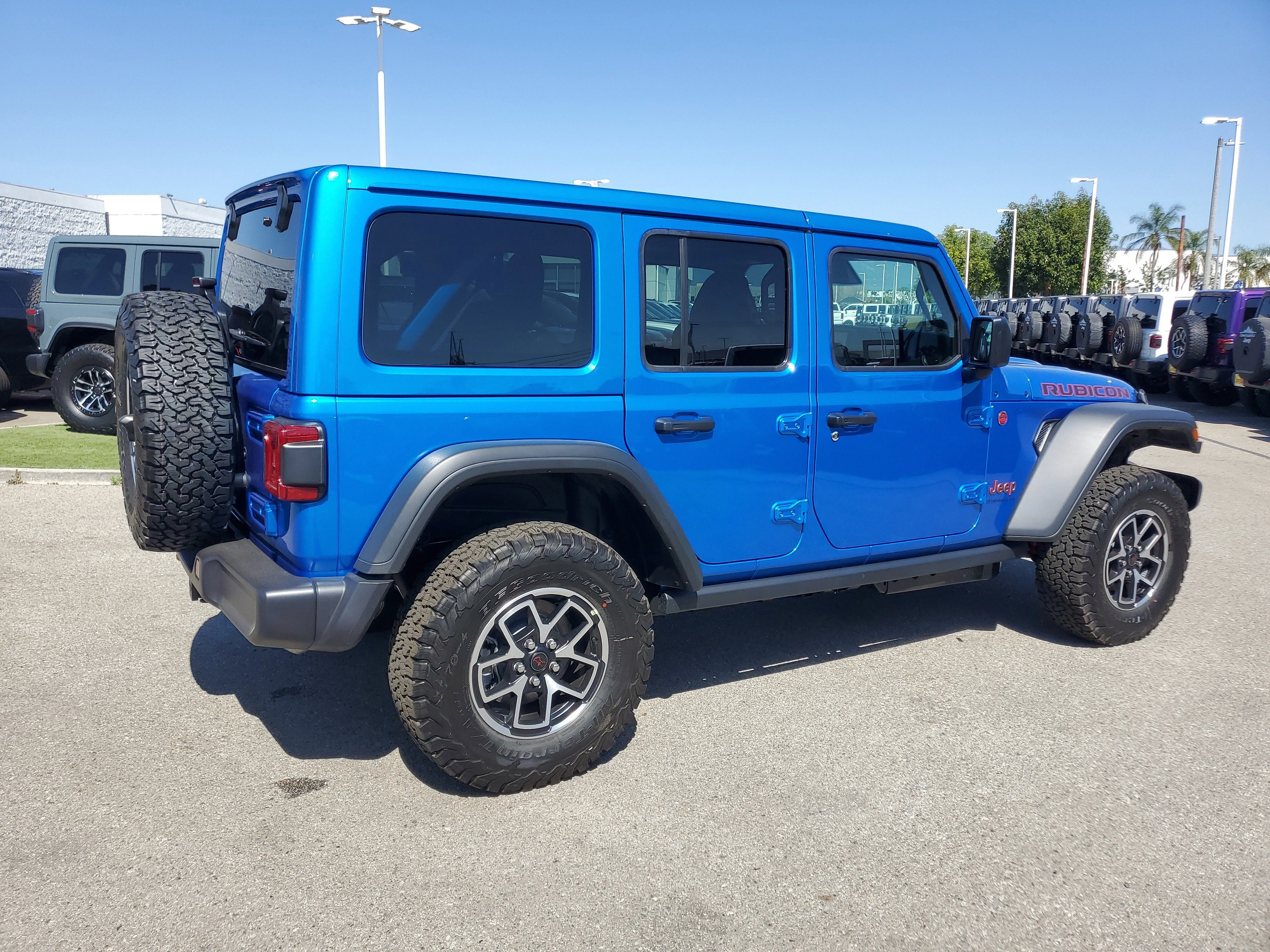 New 2026 Hydro Blue Pearlcoat Jeep Rubicon image 3