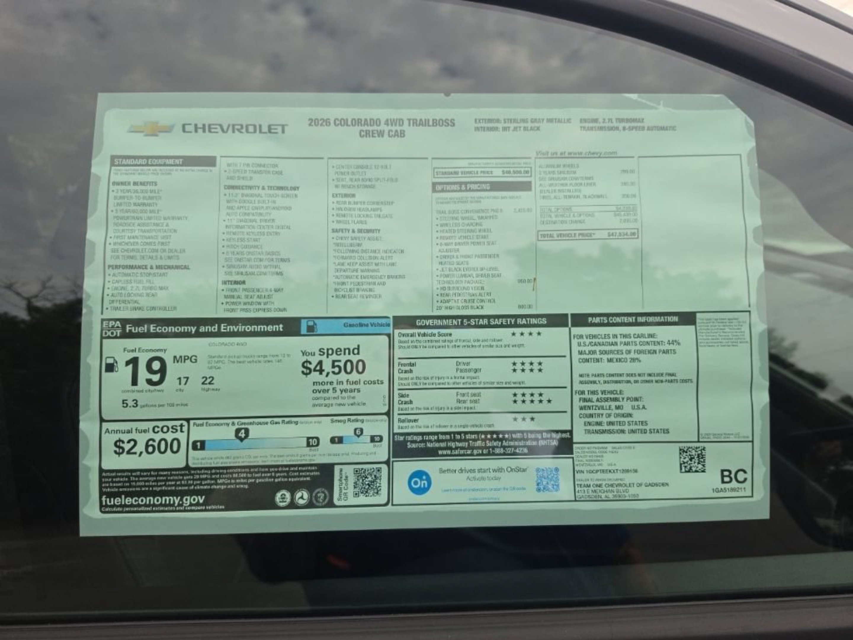 New 2026 Sterling Gray Metallic Chevrolet Trail Boss image 10