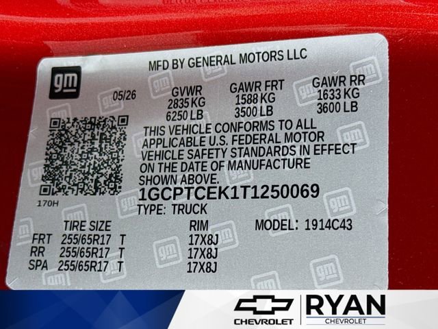 New 2026 Radiant Red Tintcoat Chevrolet LT image 32