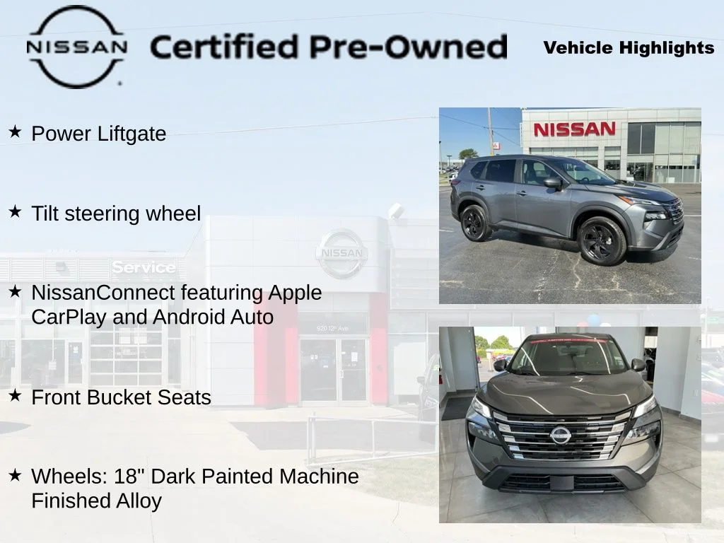 Certified Used 2024 Gray Nissan SV image 17