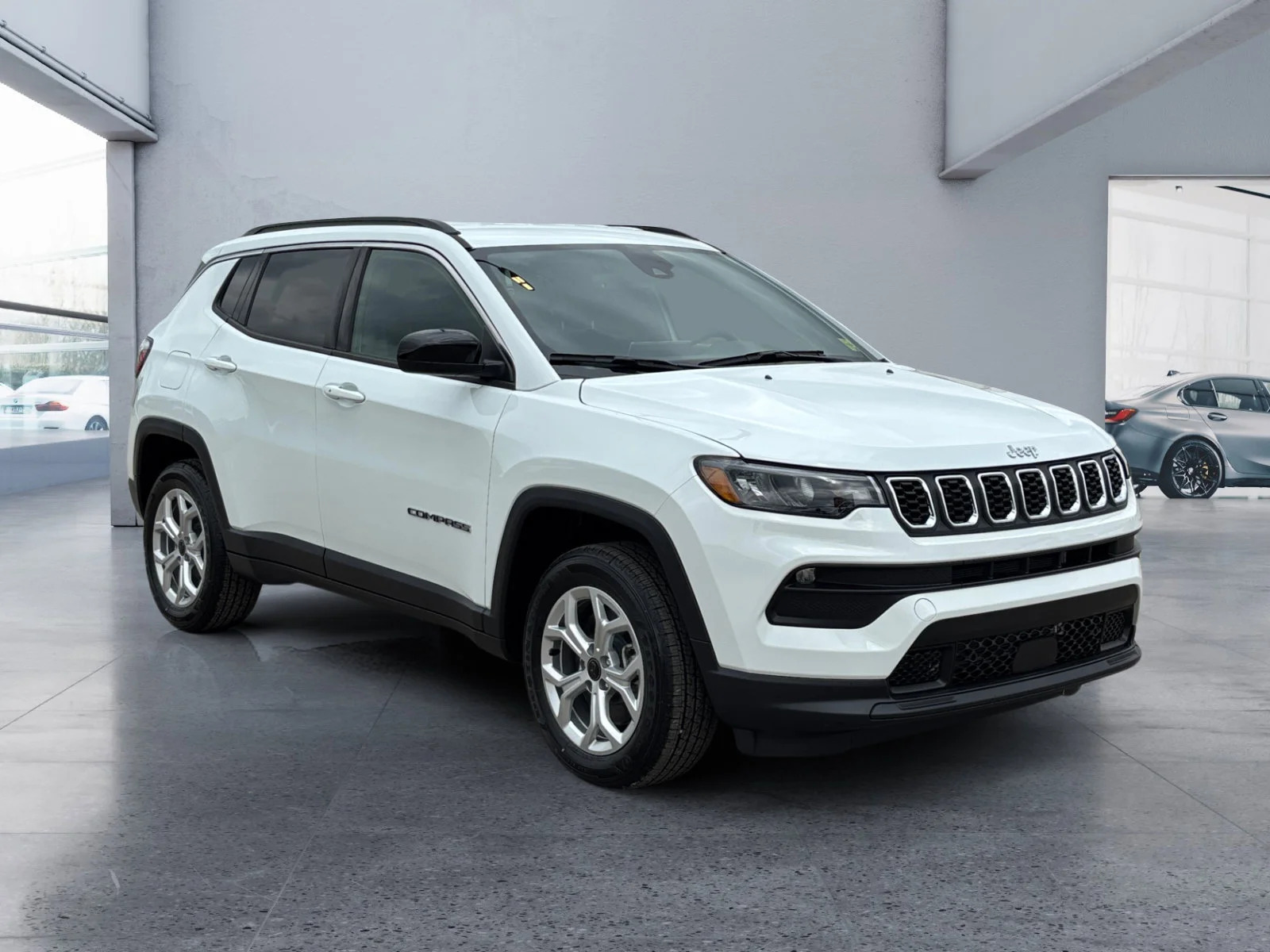 New 2026 Bright White Jeep North image 7