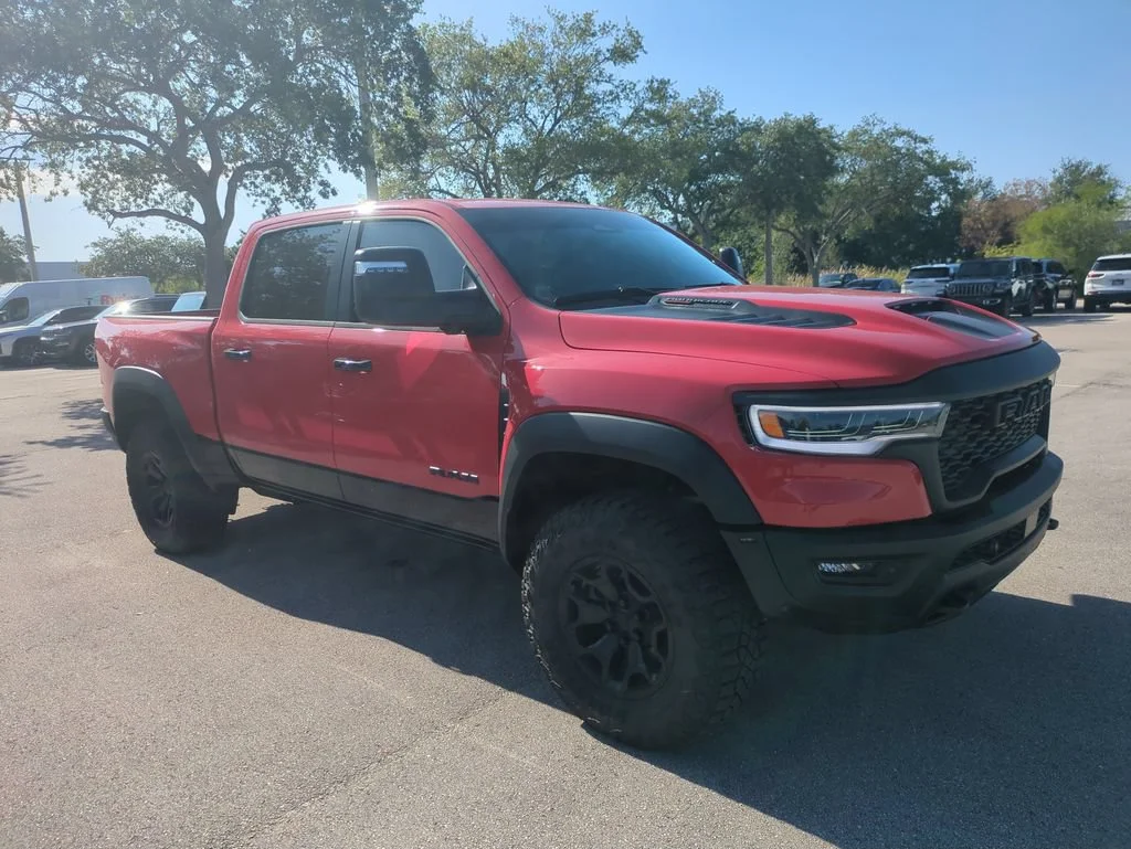 Used 2025 Flame Red Clearcoat Ram RHO image 2