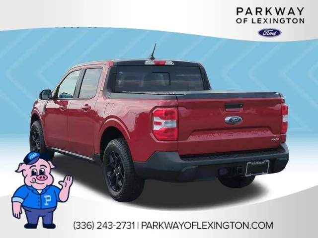 Used 2022 Red Ford Lariat image 3