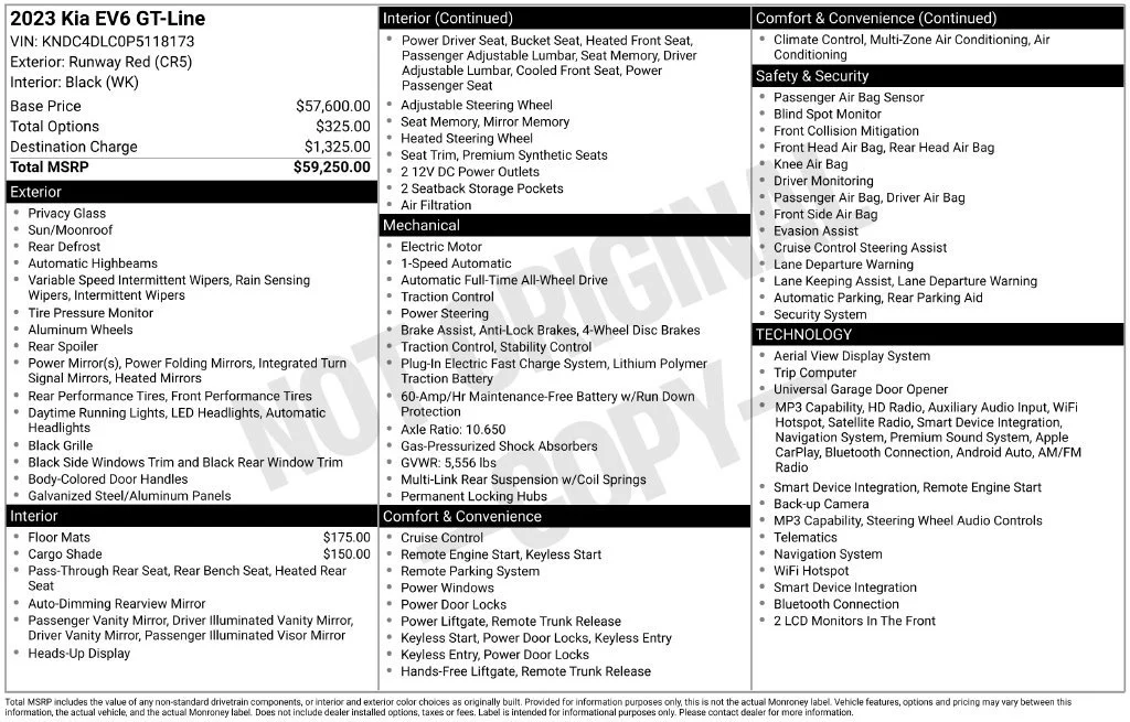 Certified Used 2023 Runway Red Kia GT-Line image 35