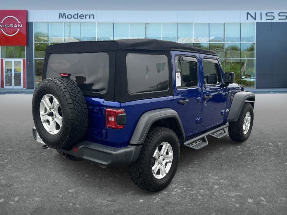Used 2018 Ocean Blue Metallic Clearcoat Jeep Sport S image 5