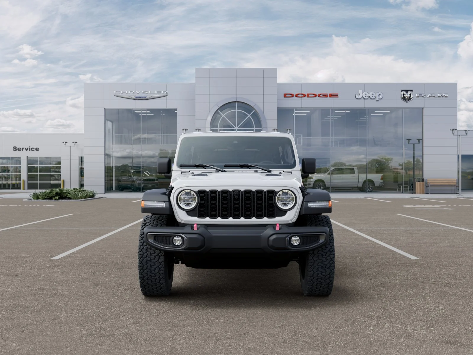 New 2026 Bright White Clear-Coat Exterior Paint Jeep Rubicon image 37