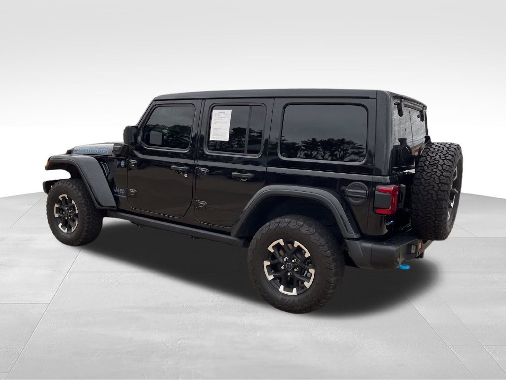 Used 2024 Black Jeep Rubicon 4xe image 3