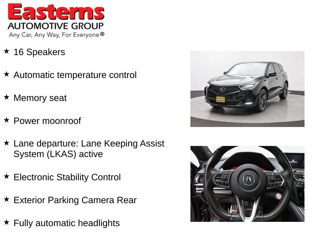 Used 2024 Black Acura A-Spec Package image 11