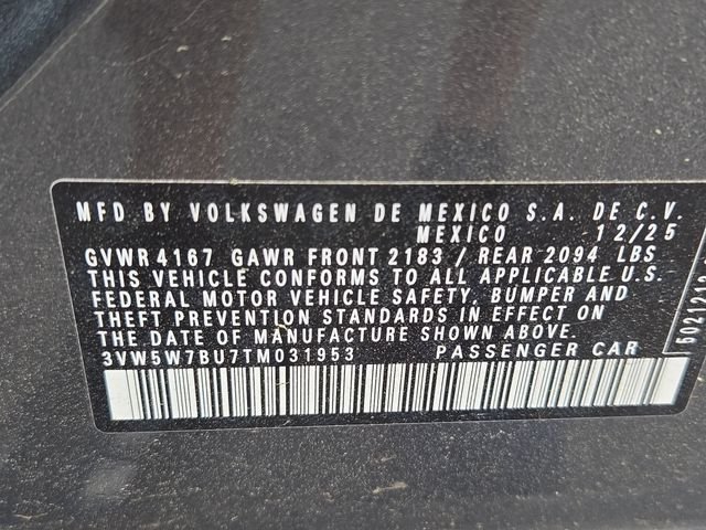 New 2026 Platinum Gray Metallic Volkswagen 1.5T S image 5