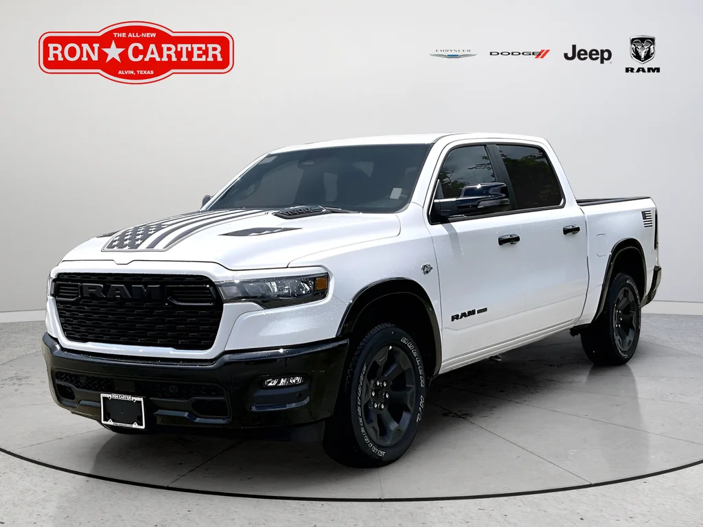 New 2026 Bright White Clear-Coat Exterior Paint RAM Big Horn/Lone Star image 3