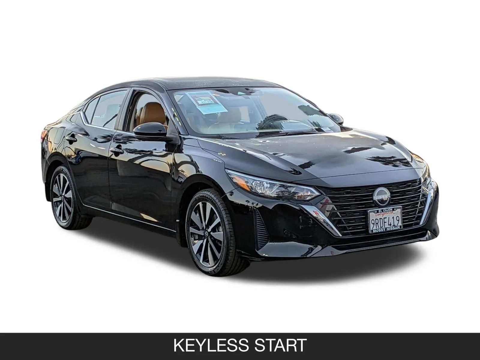 Used 2025 Super Black Nissan SV image 2