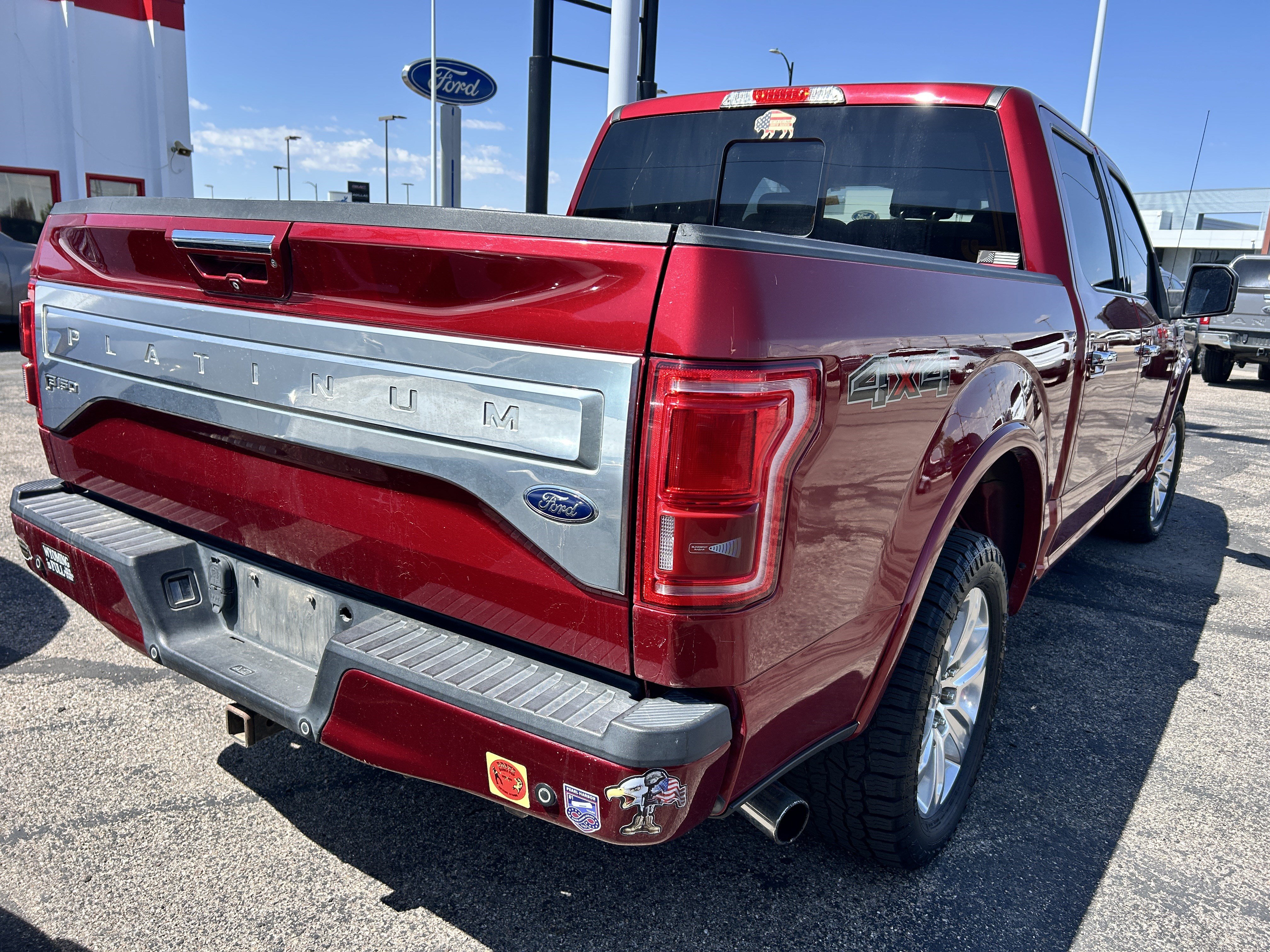 Used 2015 Red Ford Platinum image 4