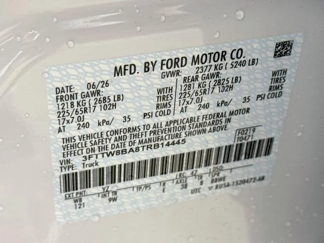 New 2026 Oxford White Ford XL image 58
