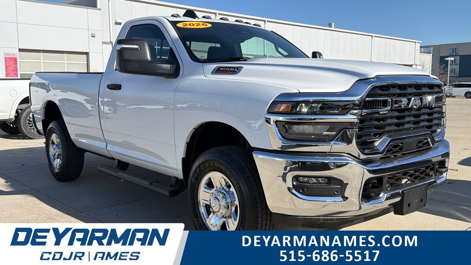 New 2026 Bright White Clear-Coat Exterior Paint RAM Tradesman image 1