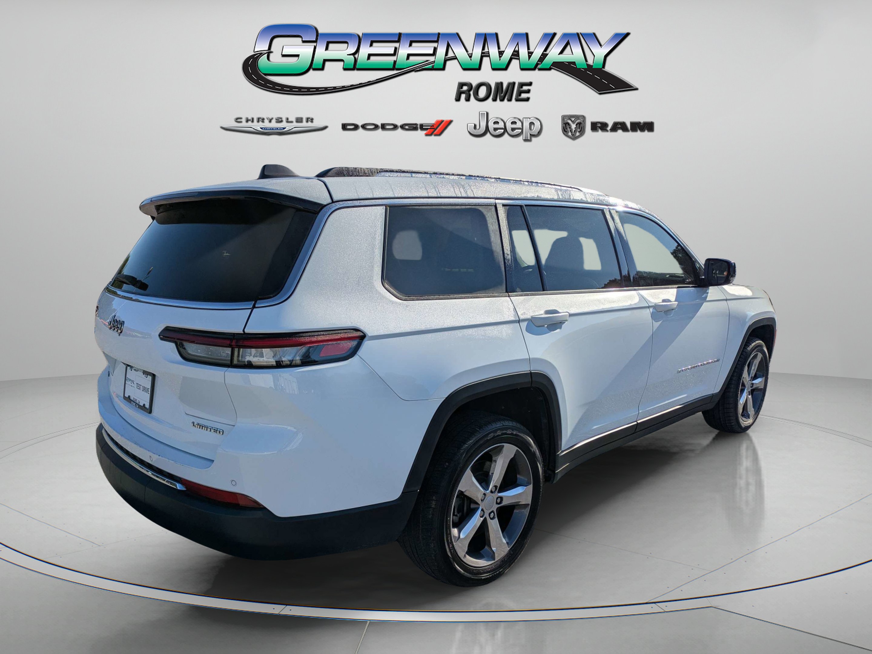 Used 2021 Bright White Clearcoat Jeep Limited image 7