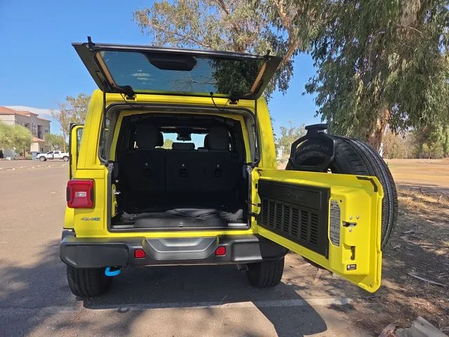 Used 2024 Yellow Jeep Sahara 4xe image 16
