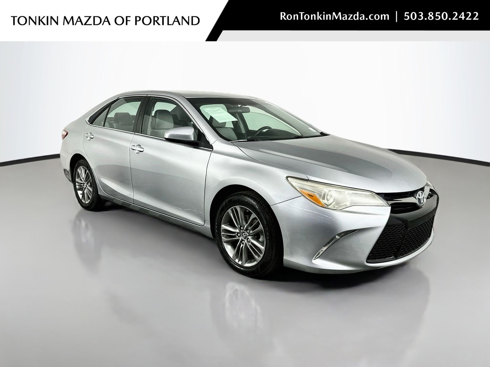 Used 2016 Celestial Silver Metallic Toyota SE image 1